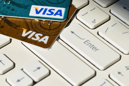 Plastic cards can be used in store,のeditorial素材