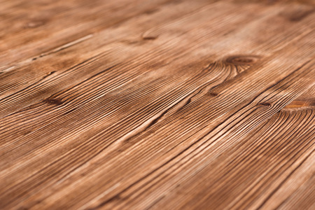 Structure of artificially aged and burnt wood for further use as countertops