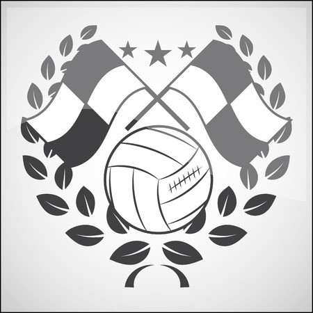 Logo and emblem icon soccerのイラスト素材