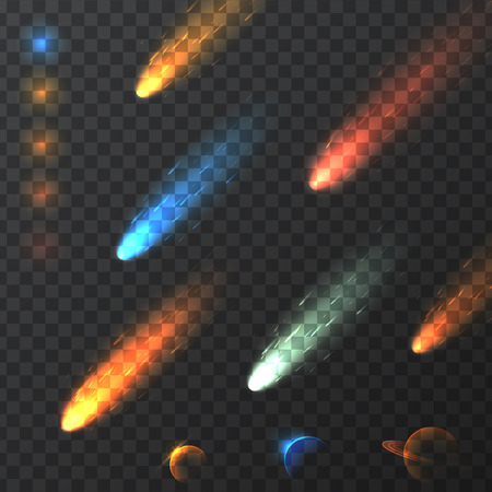 light effects, realistic lighting effect , light glow effect , vector glow luminescence for design, illustration of a set of light and glow effect,  Glowing stars,  Lights and Sparkles  effect,のイラスト素材