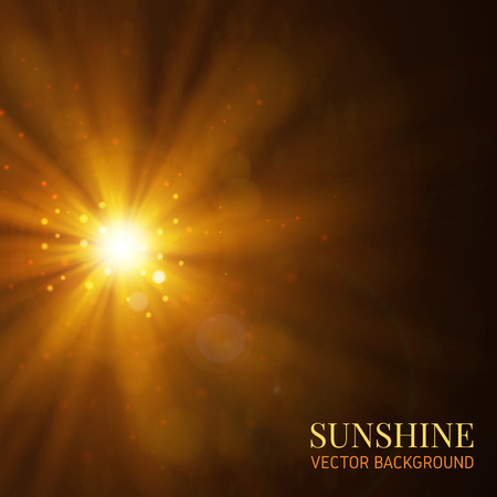 Artificial illumination lamps, graphics, glow effect, element, design tool, sunshine, illustration for presentations, electrical lighting, background for your design.のイラスト素材