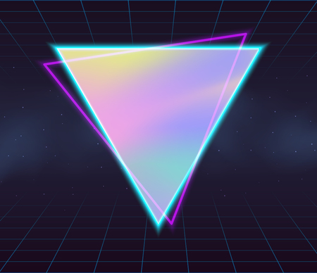 Holographic vector backgrounds.のイラスト素材
