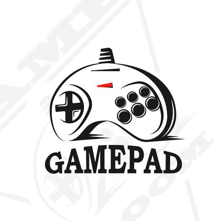 Vector gamepad logo.のイラスト素材
