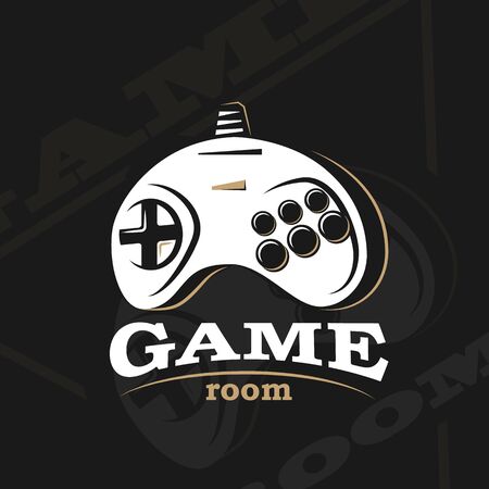 Vector gamepad logo.のイラスト素材