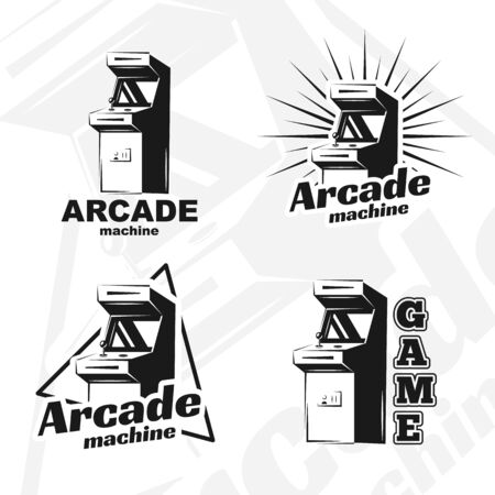Arcade machine vector.のイラスト素材