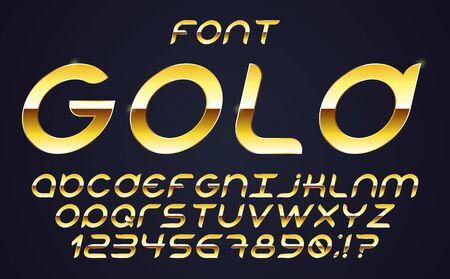 Font 80s vector.のイラスト素材