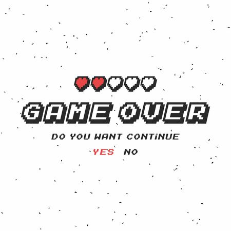 Game over background.のイラスト素材
