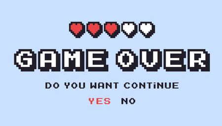Game over background.