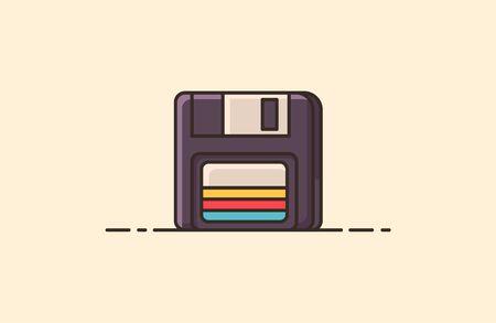 Set of vintage objects.のイラスト素材