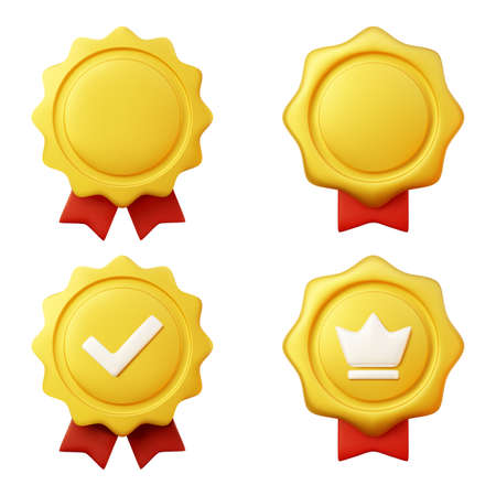 Vector gold medal.