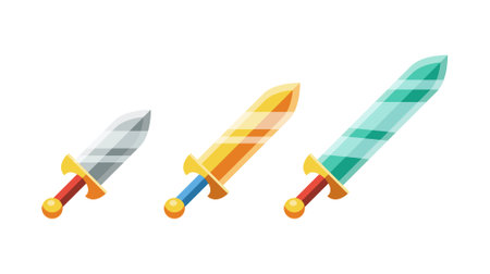 Game icon set.のイラスト素材