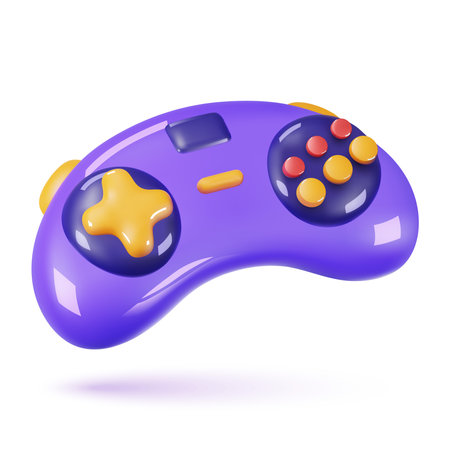 3d vector gamepad.のイラスト素材
