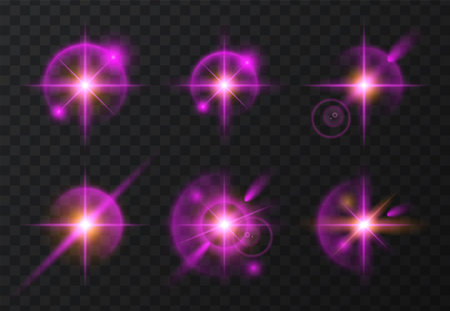 Light effect set.のイラスト素材