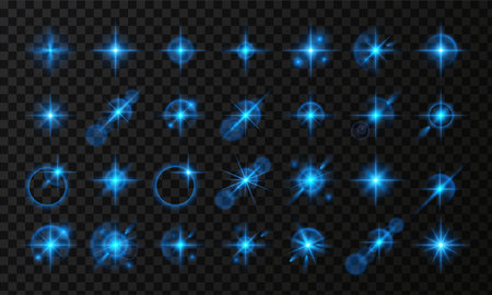 Light effect set.のイラスト素材