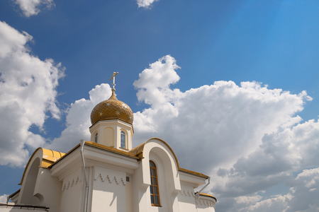 Church of St. Nicholas in the village Danilovichi of Vetka district, Gomel region, Belarus.の写真素材