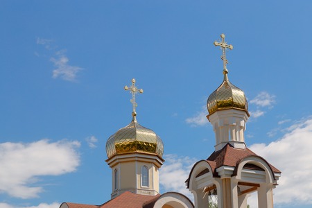 Church of St. Nicholas in the village Romanowicz Gomel district, Belarusの写真素材
