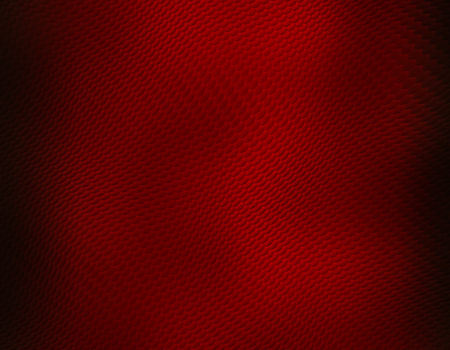 Deep red gradient snake skin seamless pattern, distorted scaleの写真素材