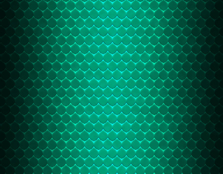 Emerald green gradient snake skin seamless pattern, flat scaleの写真素材