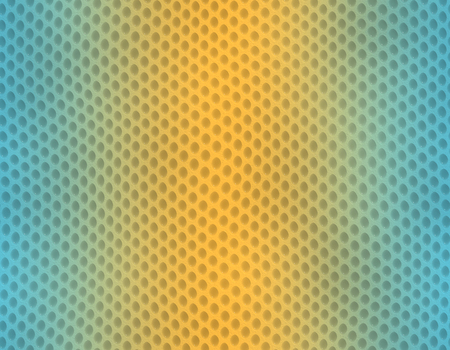 Yellow and blue gradient snake skin seamless pattern, bubble scaleの写真素材