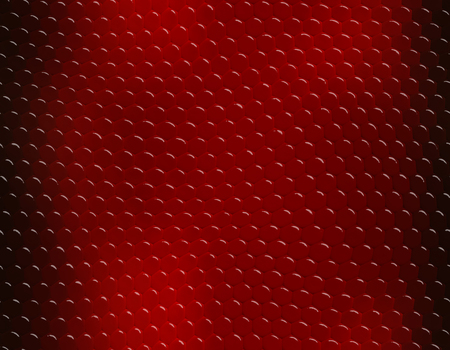 Deep red gradient snake skin seamless pattern, bubble scaleの写真素材