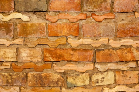 Old brick wall background vintage texture