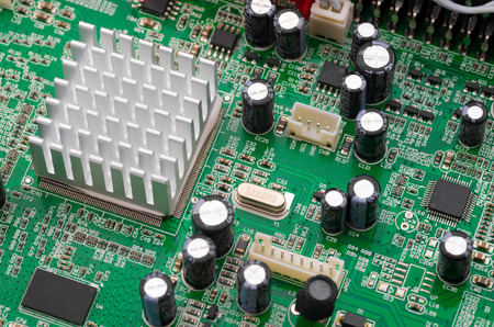 Computer circuit board with central processing unit