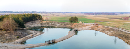 Lithuanian resort in rural area  The spring の写真素材