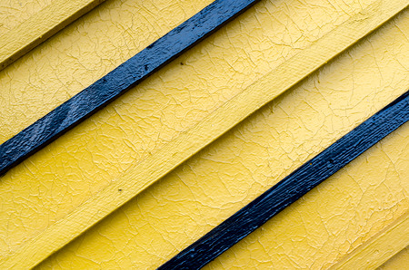 Old bright yellow wooden plank wall background