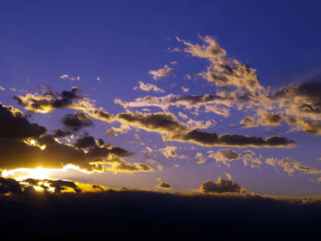 Sunset over mountain - Henderson, NV