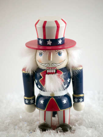 Uncle Sam Nutcrackerの写真素材