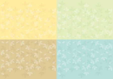 leafy background のイラスト素材