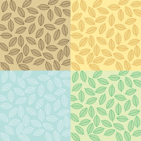 leaf backgroundのイラスト素材