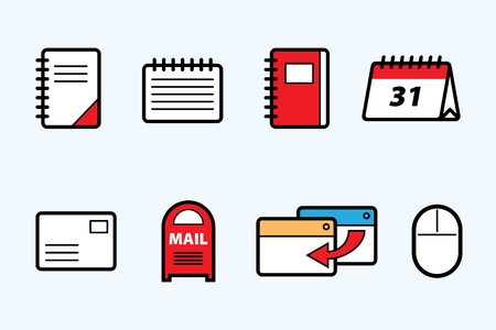 web icons のイラスト素材