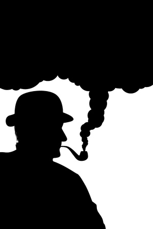 Man with pipe のイラスト素材