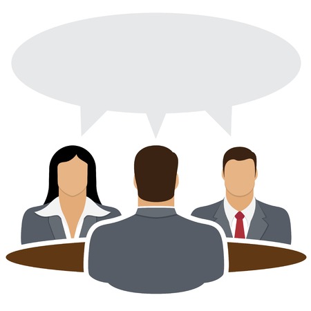 talking peopleのイラスト素材