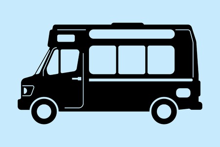 food truck graphicのイラスト素材