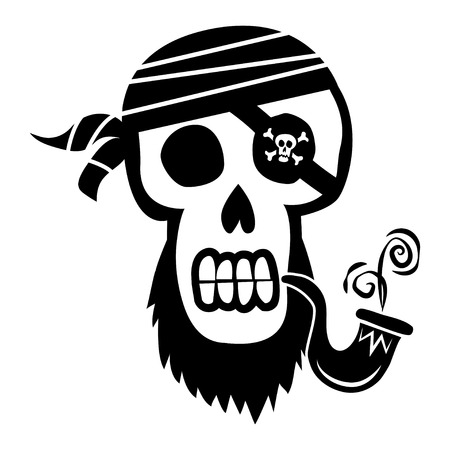 Pirate Skull and Crossbonesのイラスト素材