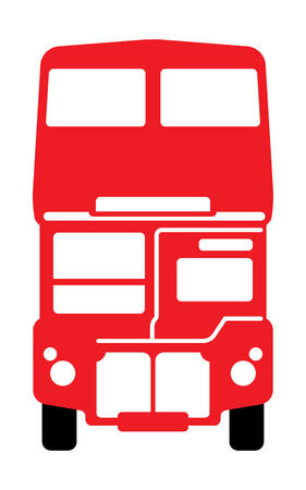 London double-decker busのイラスト素材