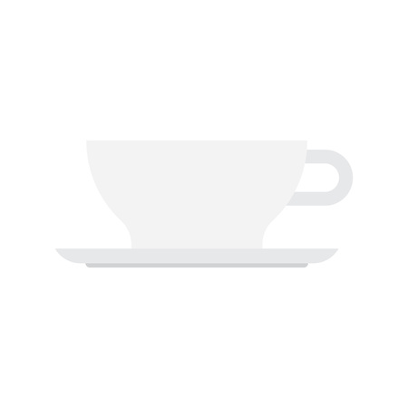 cup of hot tea web icon. vector designのイラスト素材