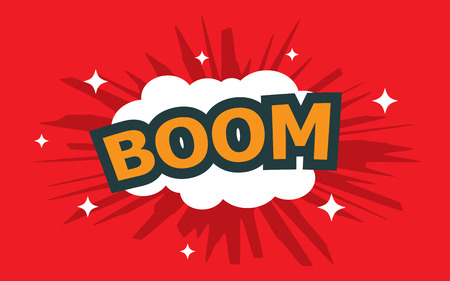 boom. wording sound effect set. Comic speech bubble cartoon,vector illustration