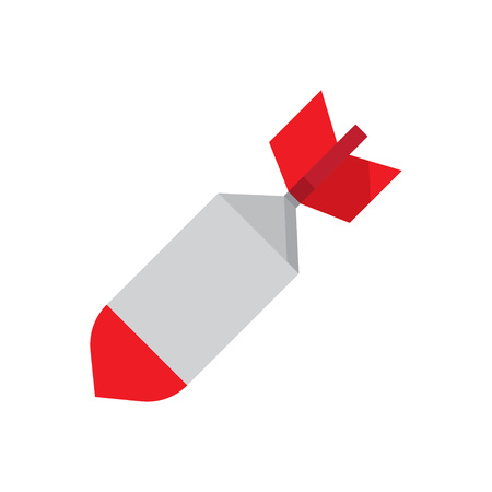 bomb flat icon illustration isolated vector sign symbolのイラスト素材