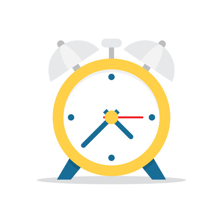 alarm clock, time to wake up. vector illustrationのイラスト素材