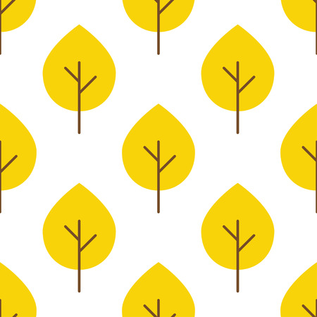 Seamless pattern with colorful autumn leaves. Vector illustration. Pattern with leaf.のイラスト素材