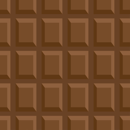 Chocolate bar seamless pattern, Vector geometric illustrationのイラスト素材