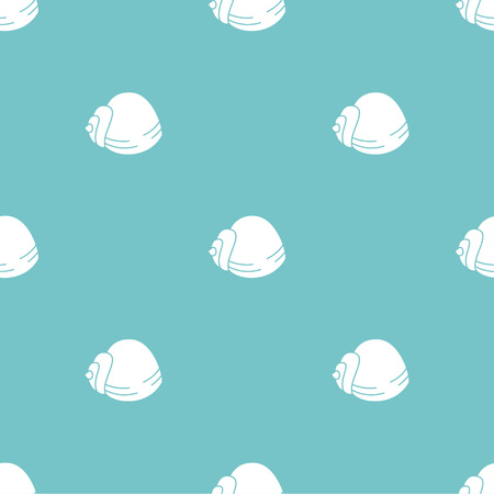 pattern with shells on blue, simple seafood background, wallpaper with underwater inhabitantsのイラスト素材