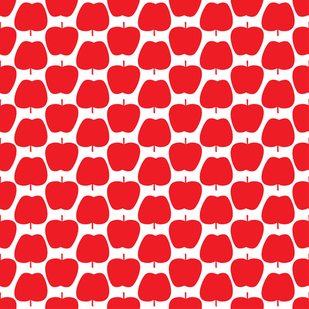 Seamless pattern with apple. Fruit background. Vector illustrationのイラスト素材