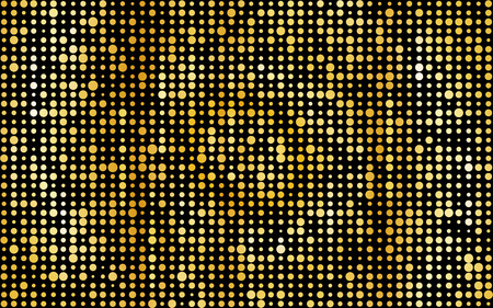 Abstract gold bright background. Gold mosaic. Seamless pattern. Vector illustrationのイラスト素材