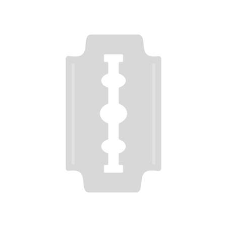 blade razor icon, cartoon illustration of blade razor isolated on white background, vector flat designのイラスト素材