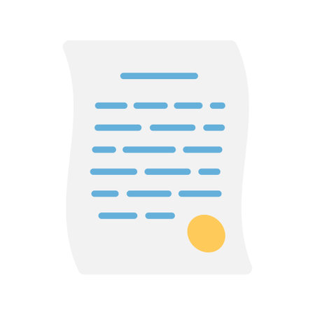 Signed contract icon. The form of document. financial agreement concept. flat style. vector illustrationのイラスト素材