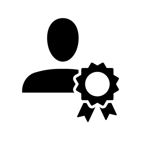 Medal icon award emblem. Vector illustrationのイラスト素材